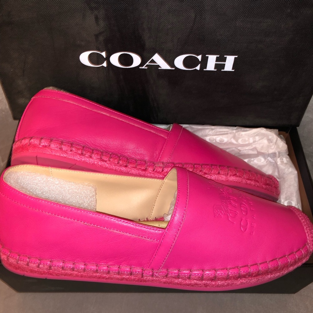 Coach Charlie Espadrille in Bold Pink - Picture 8 of 9